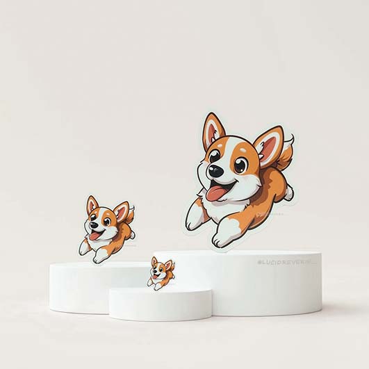 Joyful Corgi